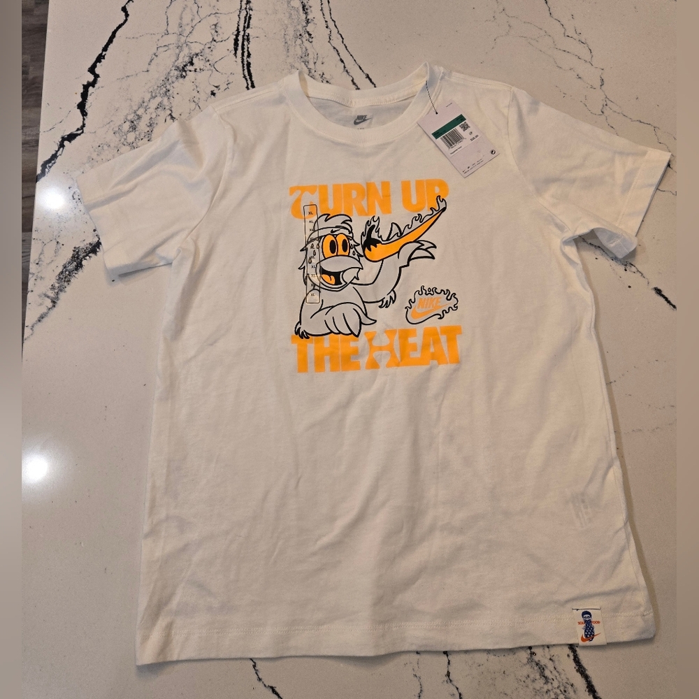 Nike Sole Food Kids White Graphic T-Shirt